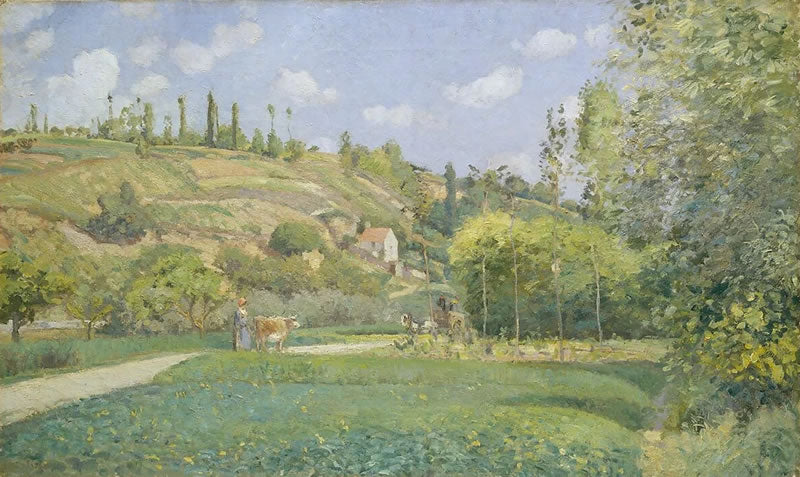 A Cowherd at Valhermeil, Auvers-sur-Oise