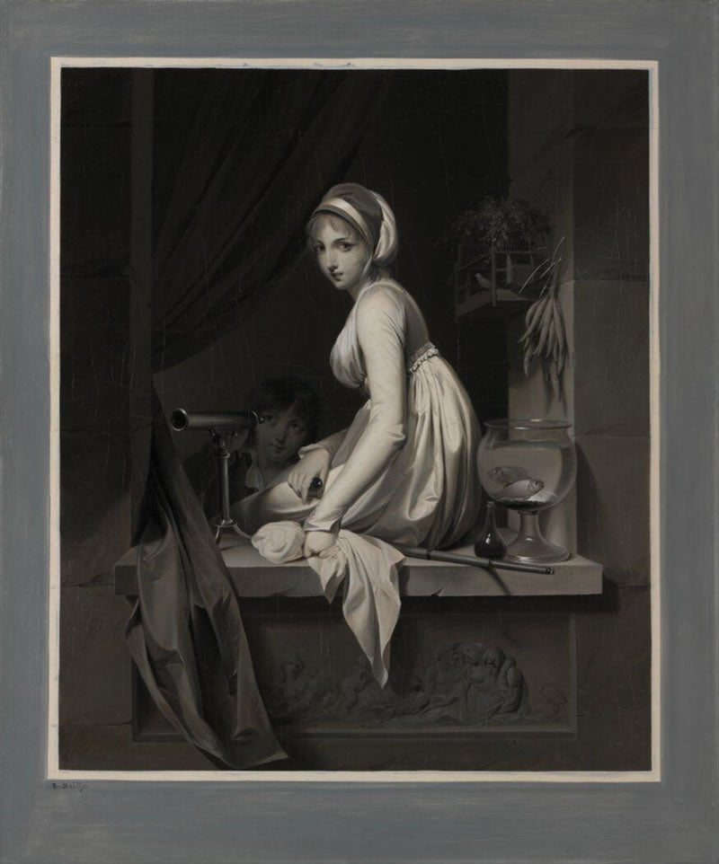 A Girl at a Window