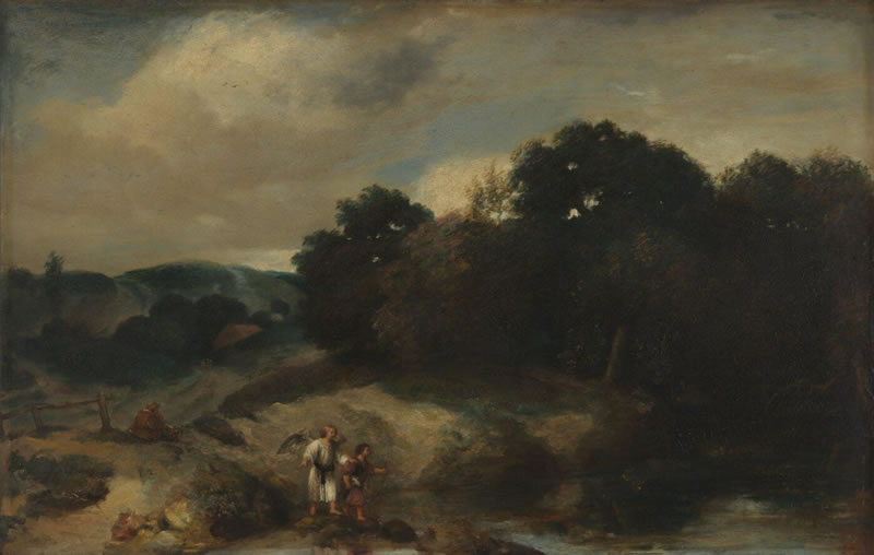 A Landscape with Tobias and the Angel