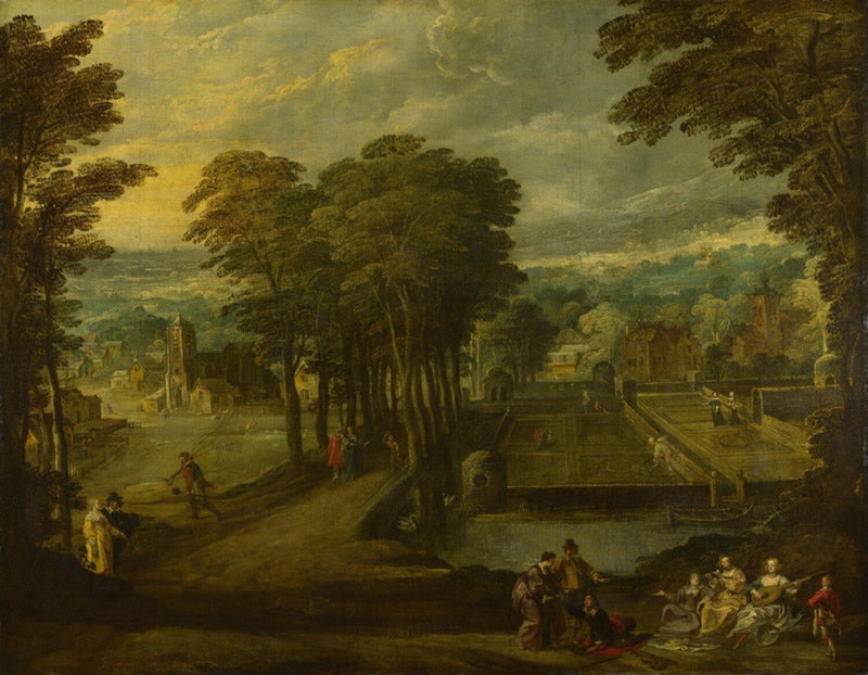 A Music Party Before a Village