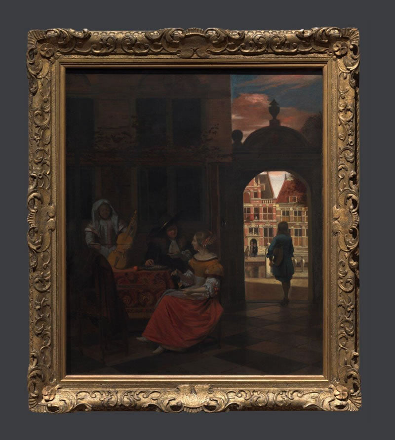 A Musical Party in a Courtyard