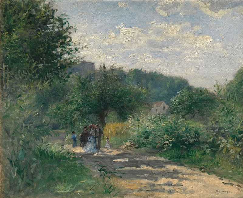 A Road in Louveciennes