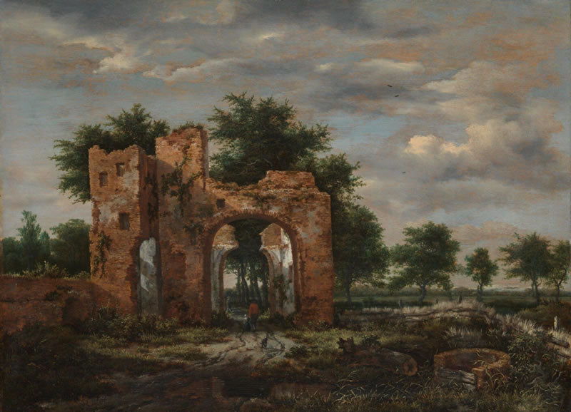 A Ruined Castle Gateway