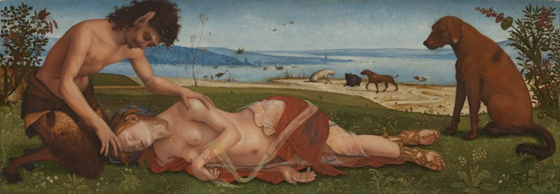 A Satyr Mourning over a Nymph