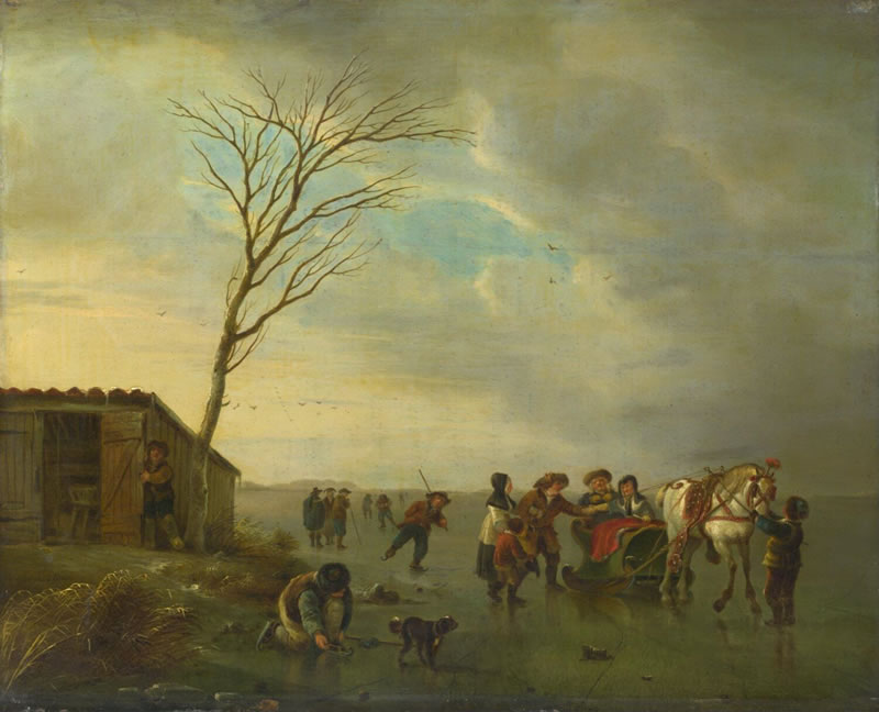 A Scene on the Ice