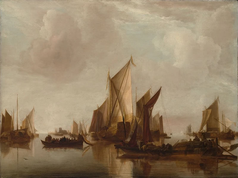 A State Yacht and Other Craft in Calm Water