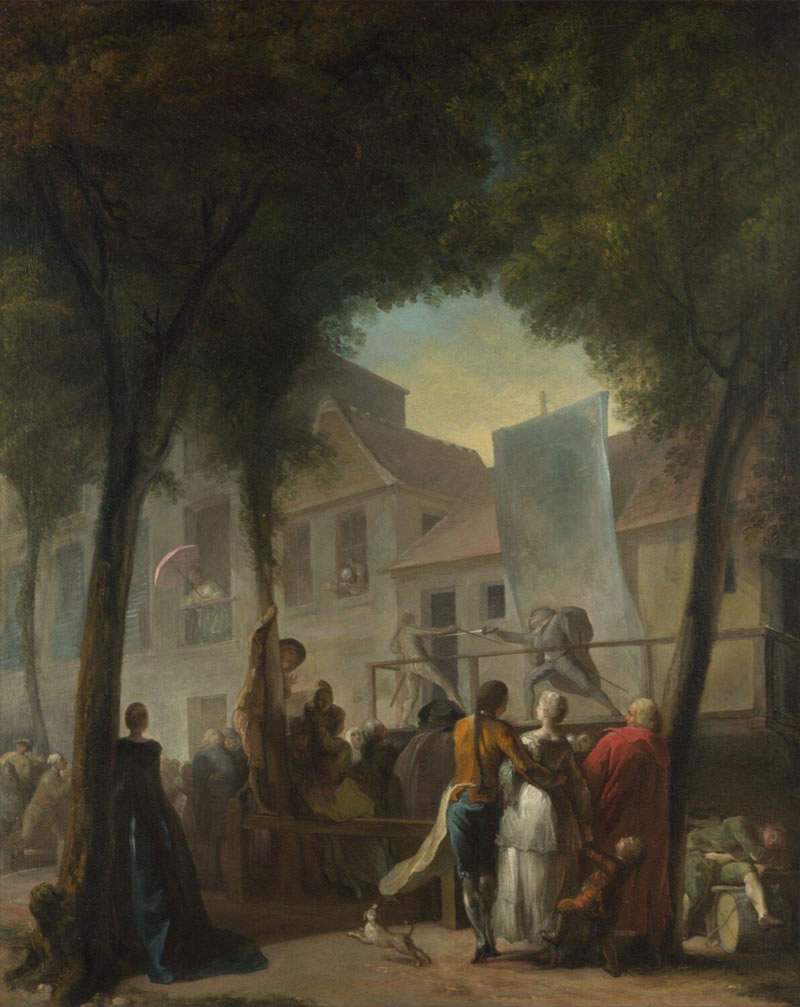 A Street Show in Paris