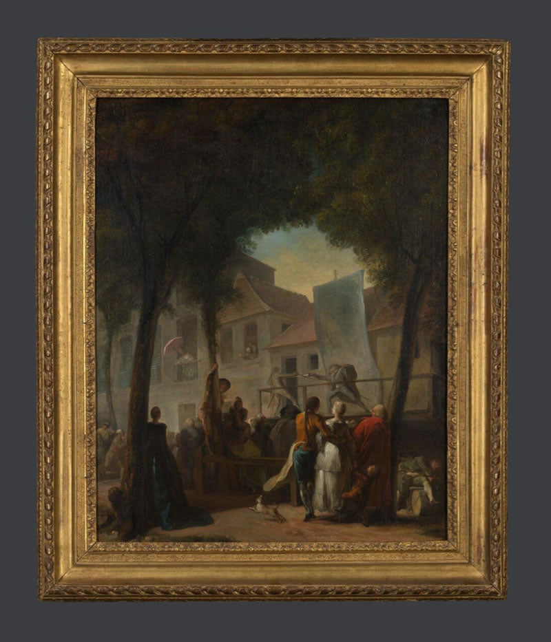 A Street Show in Paris
