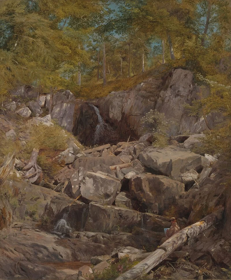 A Study of Trap Rock (Buttermilk Falls)