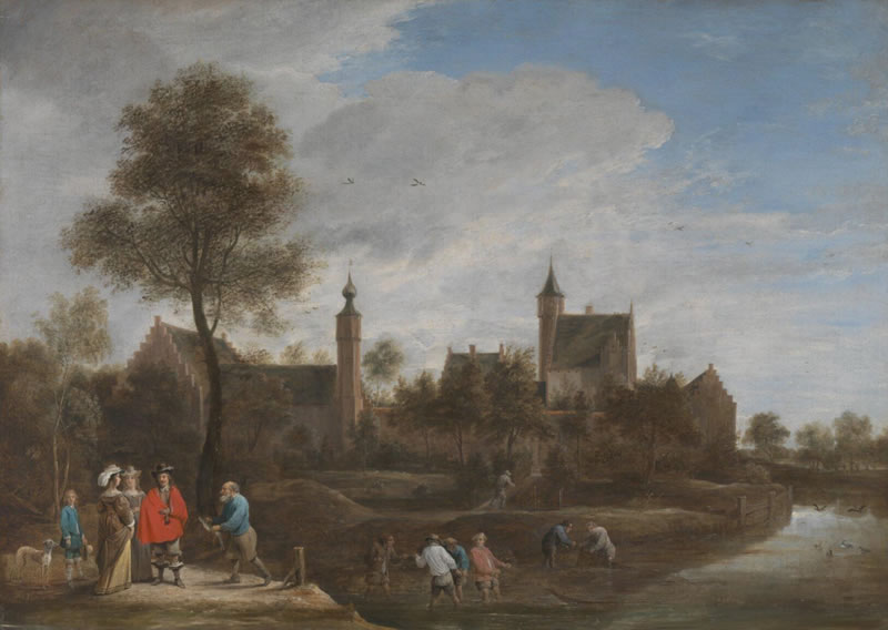 A View of Het Sterckshof near Antwerp