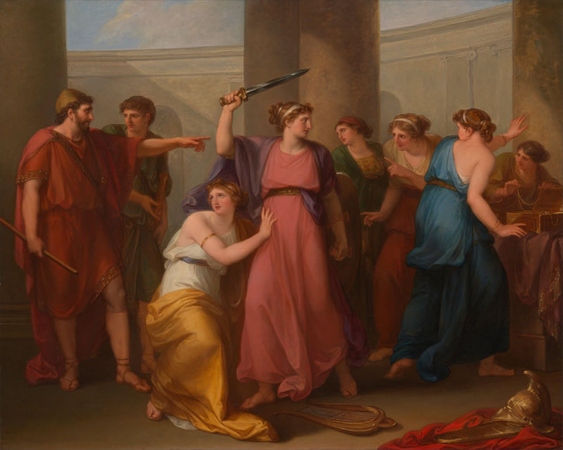 Achilles discovered among the Daughters of Lycomedes