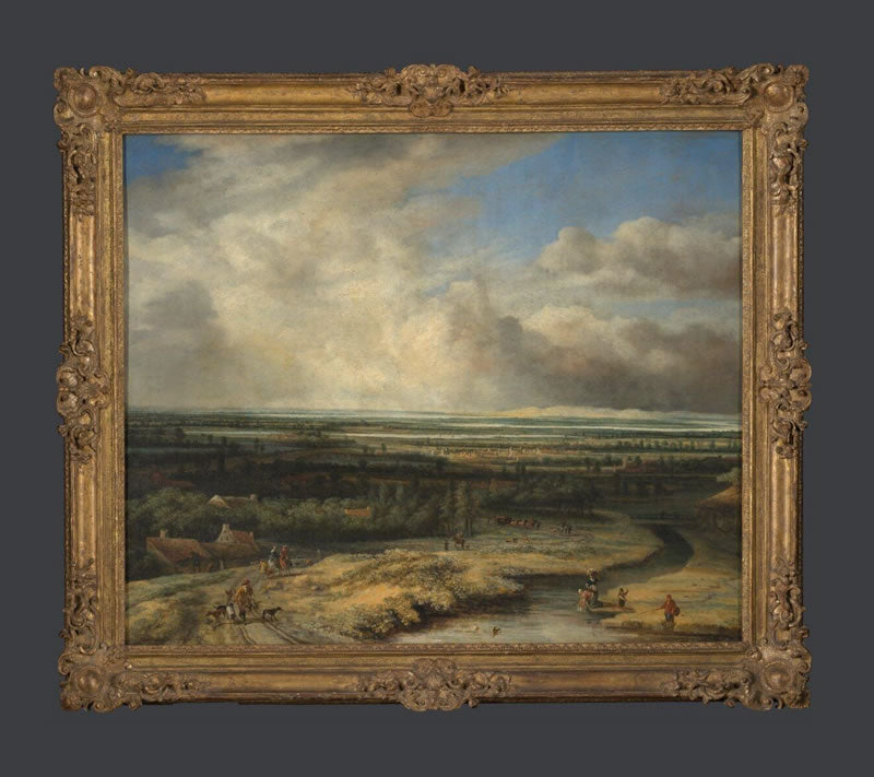 An Extensive Landscape with a Hawking Party