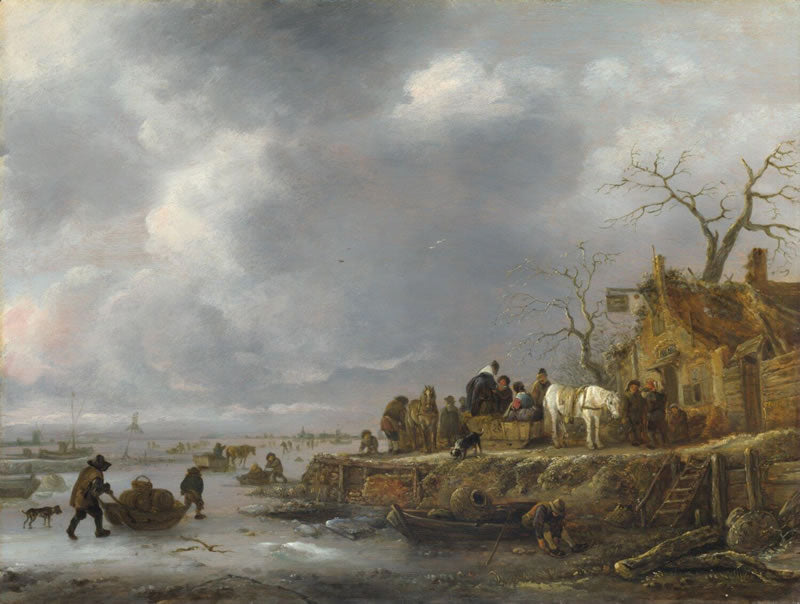An Inn by a Frozen River
