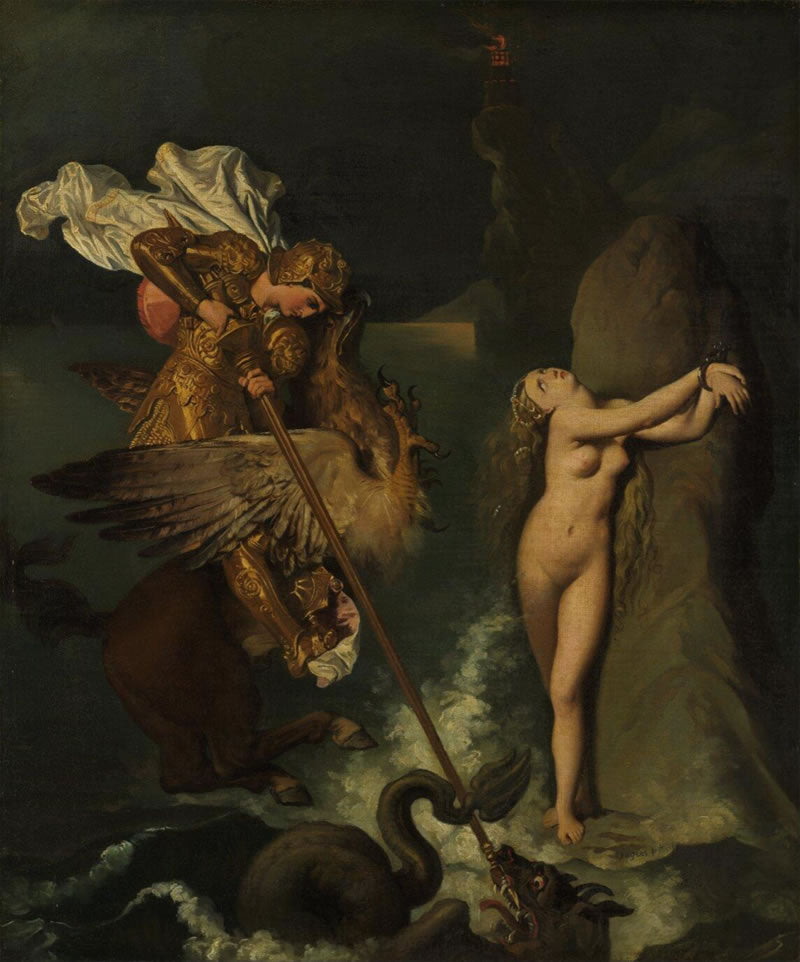Angelica saved by Ruggiero