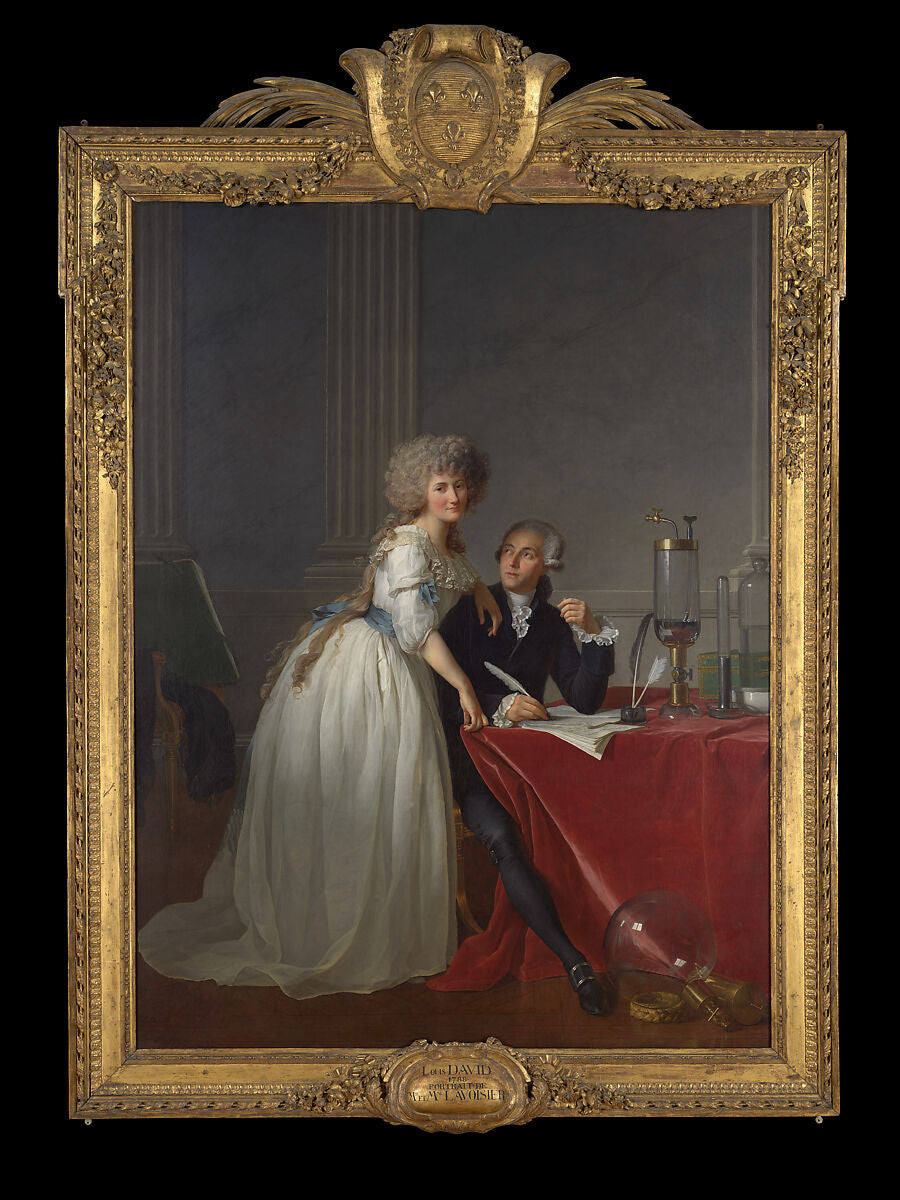 Antoine Laurent Lavoisier (1743–1794) and Marie Anne Lavoisier (Marie Anne Pierrette Paulze, 1758–1836)