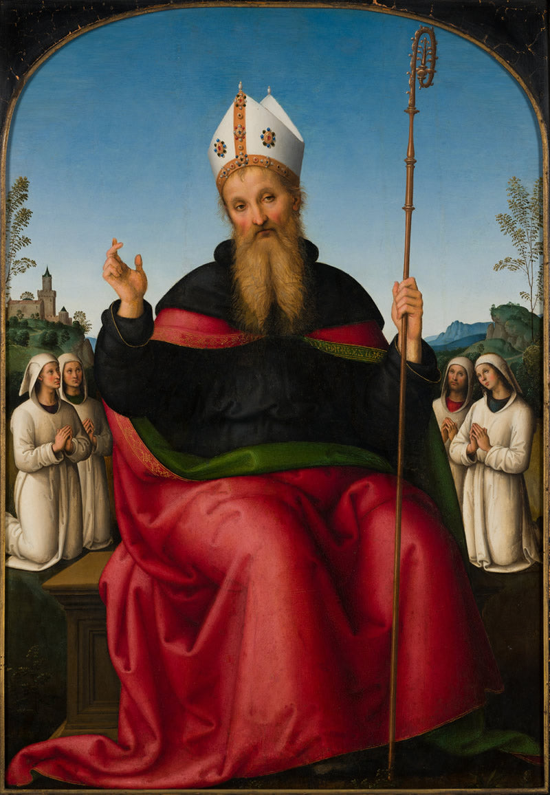 St. Augustine with Members of the Confraternity of Perugia