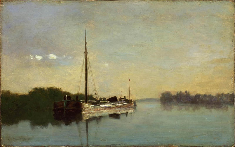 Barge on the Oise