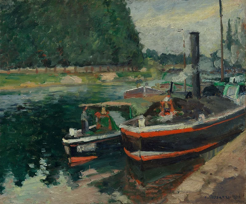 Barges at Pontoise