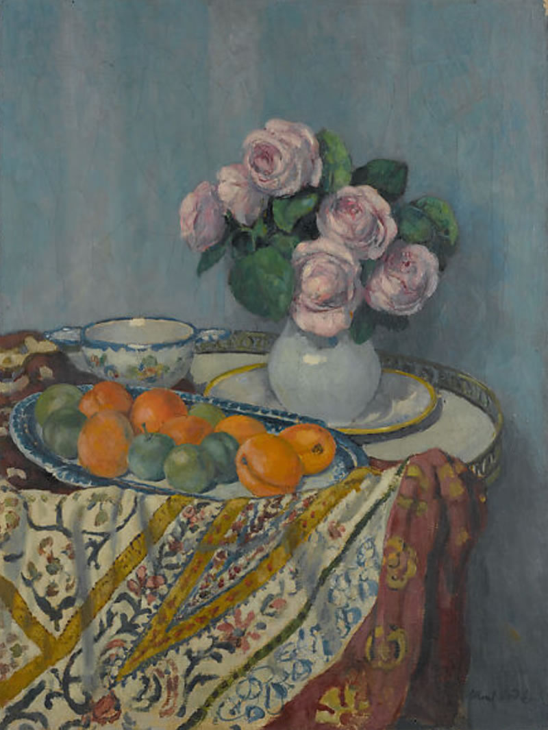 Bouquet of Roses and Fruit