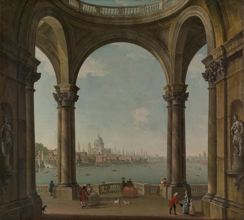 Capriccio with St. Paul's and Old London Bridge