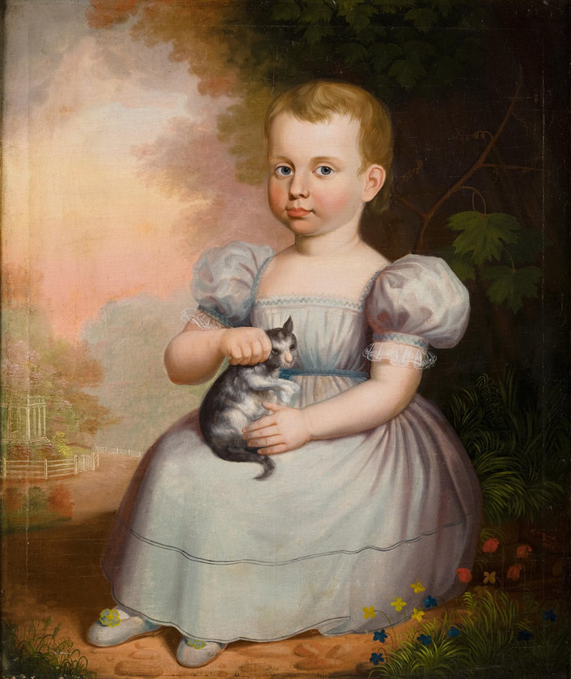 Caroline Luise Kaercher with Cat