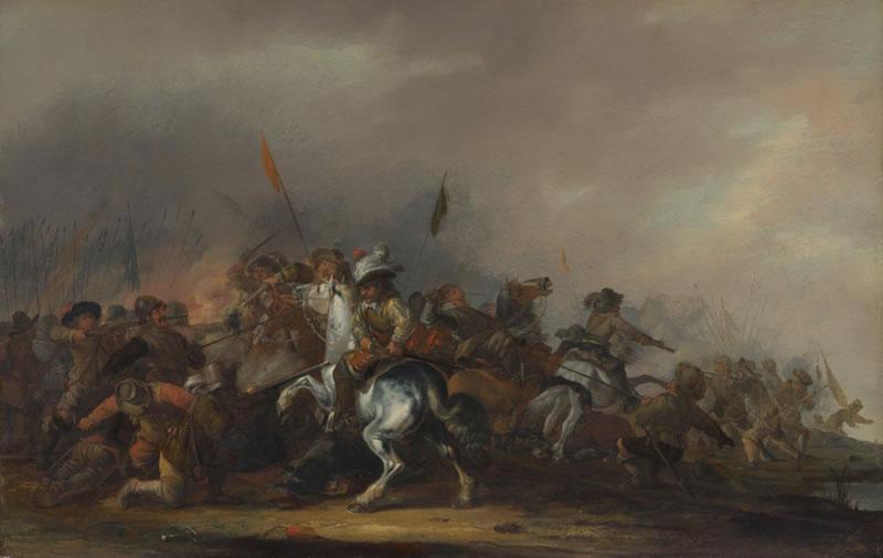 Cavalry attacked by Infantry