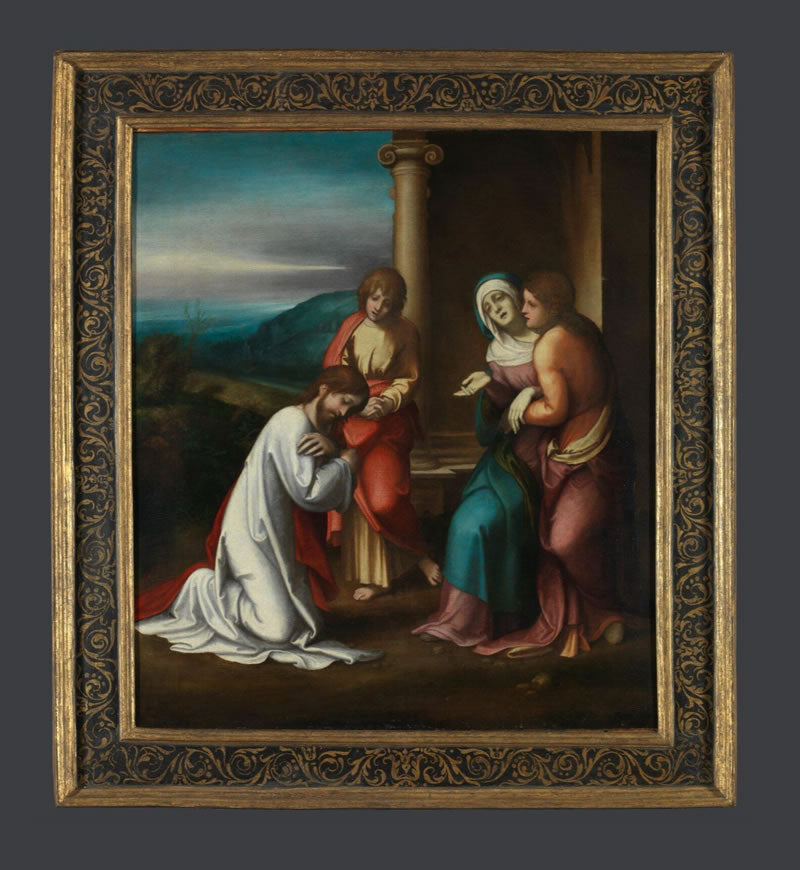 Christ taking Leave of his Mother