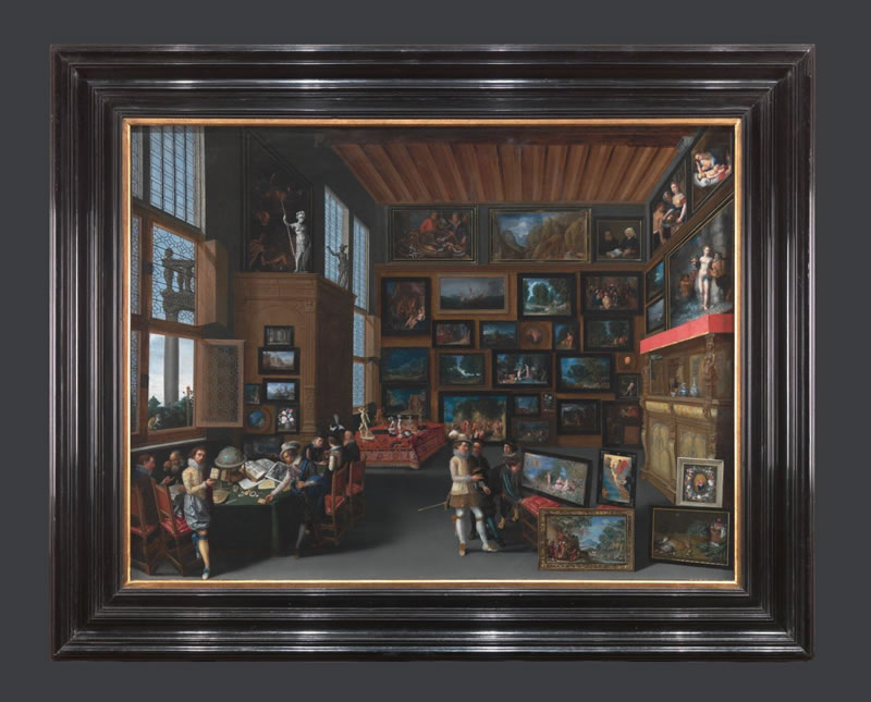 Cognoscenti in a Room hung with Pictures