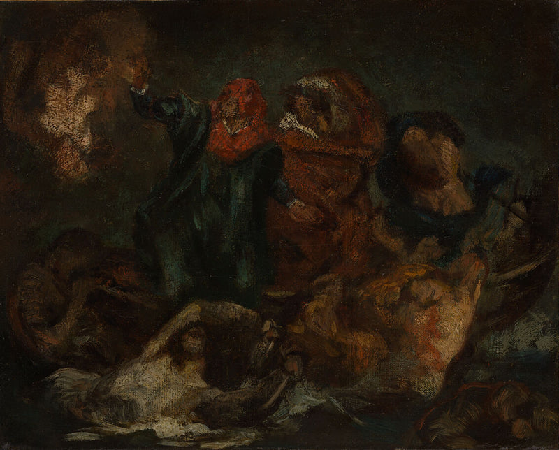 Copy after Delacroix's "Bark of Dante"