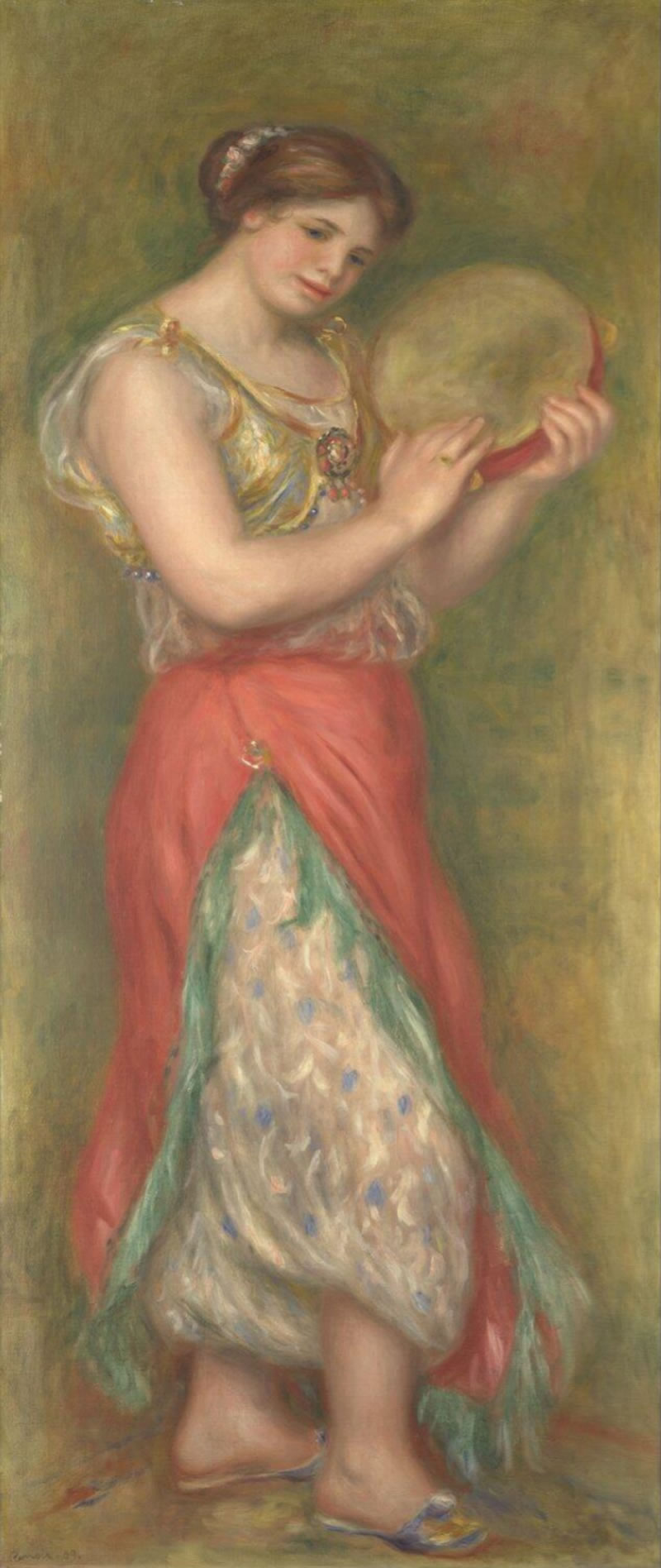 Dancing Girl with Tambourine