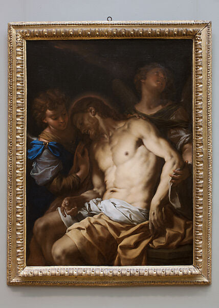 Dead Christ Supported by Angels