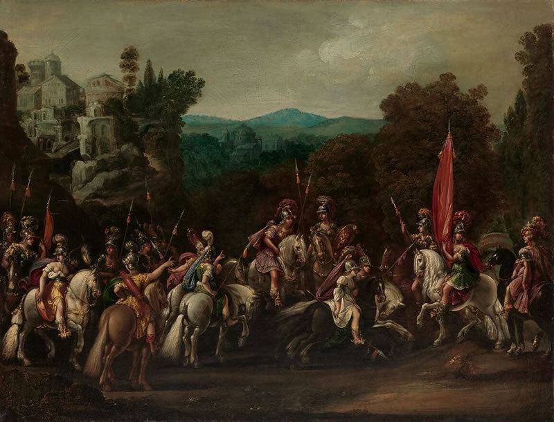 Departure of the Amazons