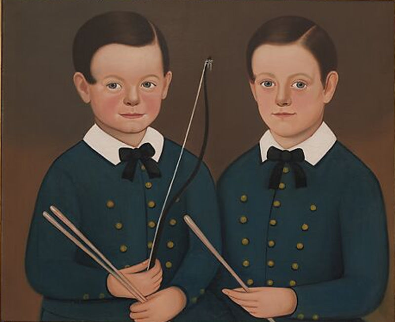 Double Portrait of John Somes Dolliver and William Collins Dolliver