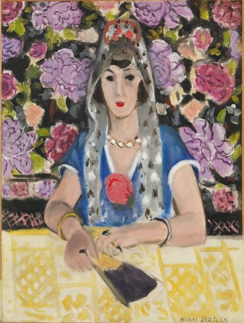 Espagnole: Harmonie en bleu (Spanish Woman: Harmony in Blue)