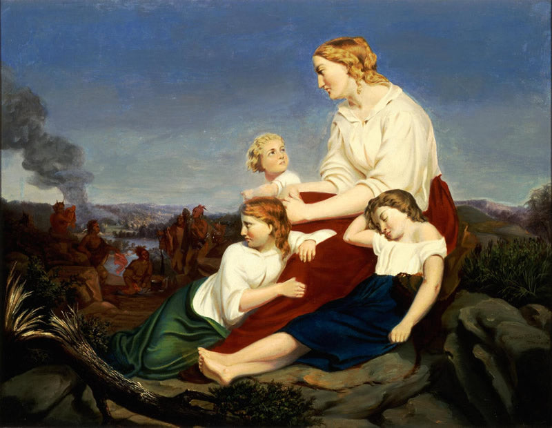 Family taken captive by the indians