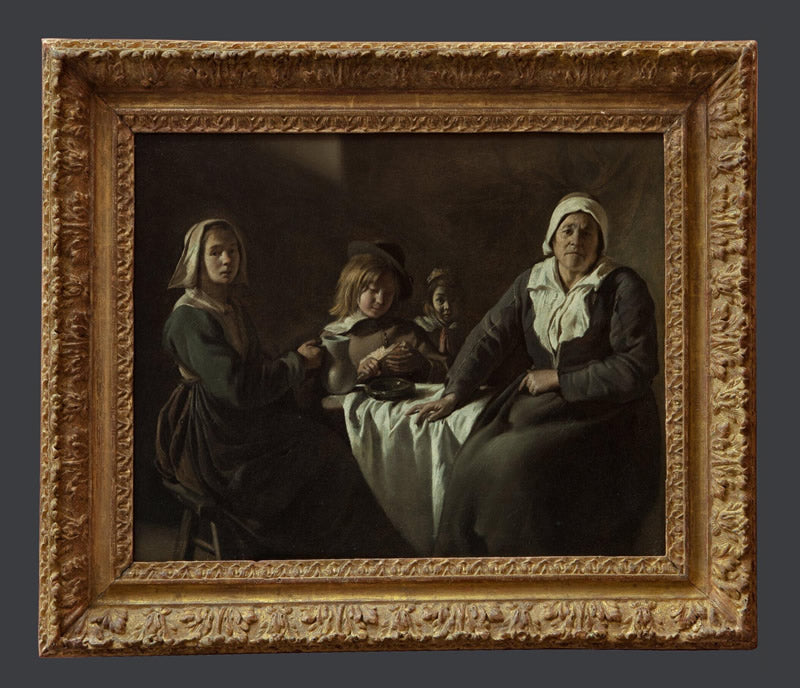 Four Figures at A Table