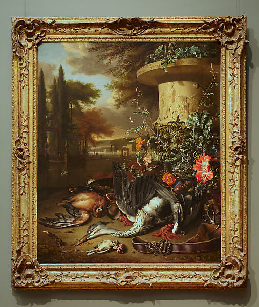 Gamepiece with a Dead Heron