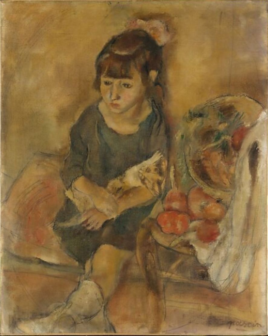 Girl with a Kitten