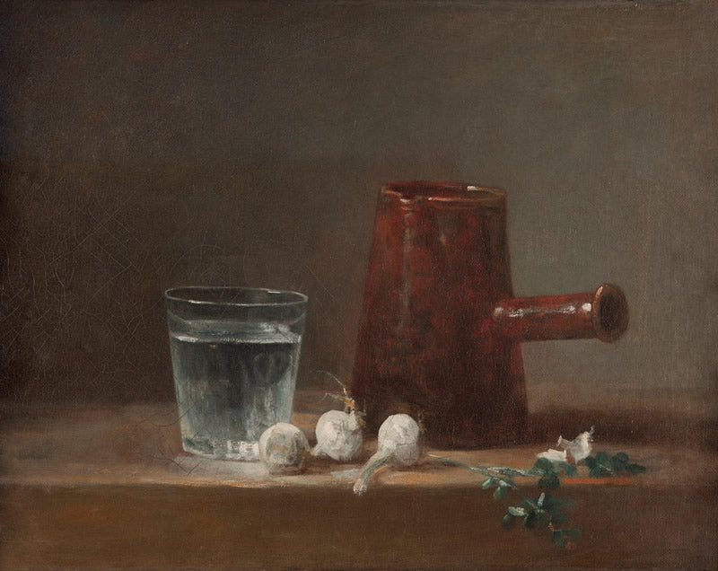 Glass of Water and Coffeepot