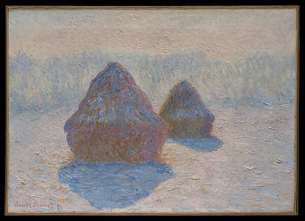 Haystacks (Effect of Snow and Sun)