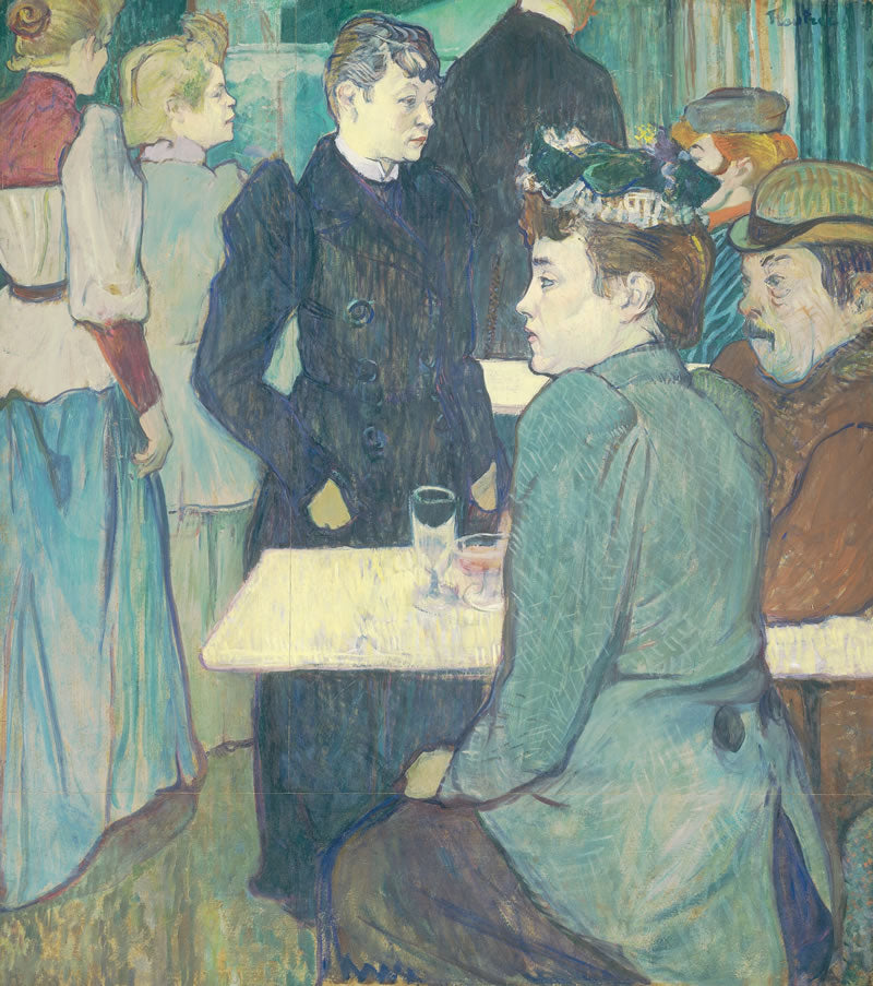 A Corner of the Moulin de la Galette