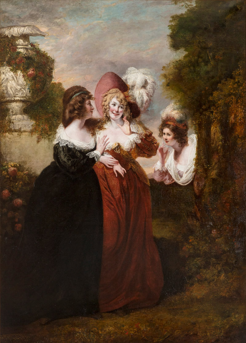 Hero Ursula and Beatrice in Leonatos Garden (act 3 scene 1 from Much Ado About Nothing)
