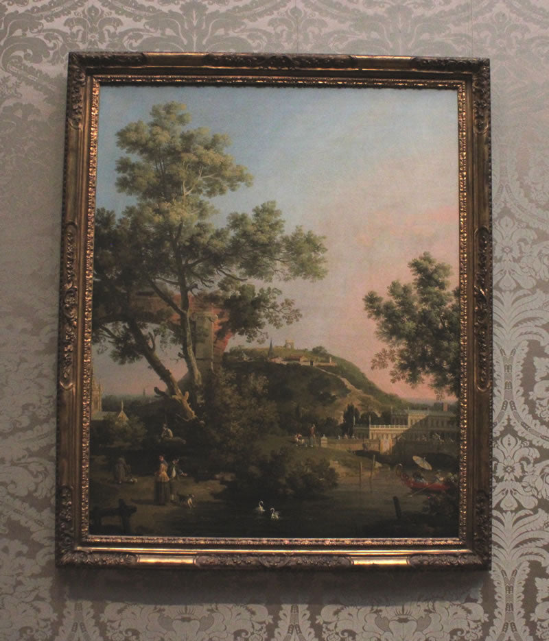 English Landscape Capriccio with a Palace
