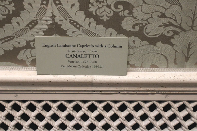English Landscape Capriccio with a Column