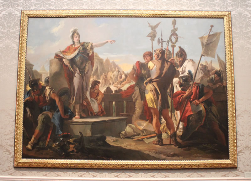 Queen Zenobia Addressing Her Soldiers