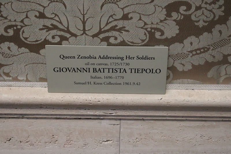 Queen Zenobia Addressing Her Soldiers