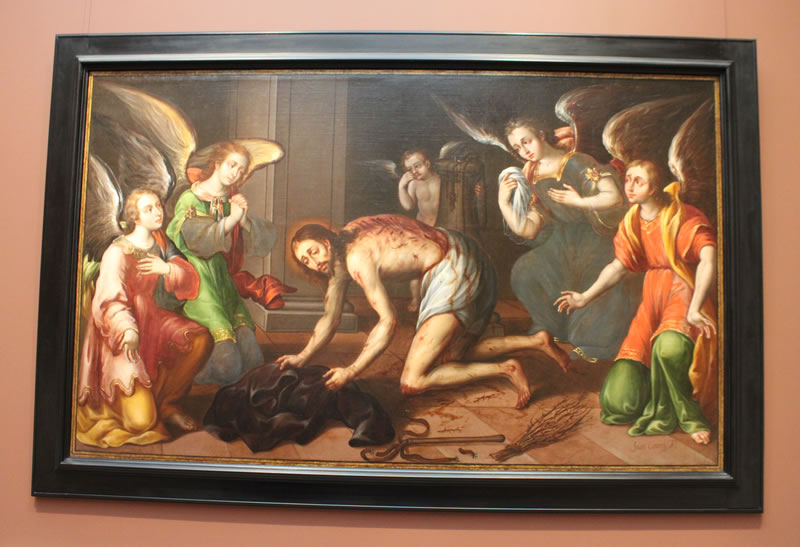 Christ Gathering His Garments after the Flagellation