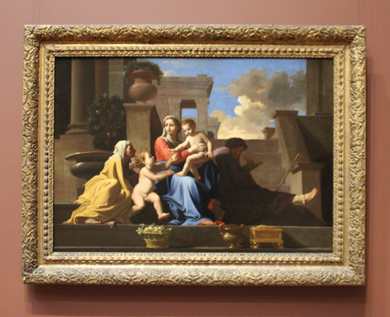 The Holy Family on the Steps