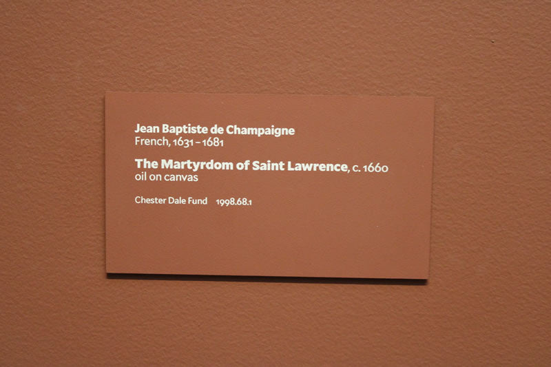 The Martyrdom of Saint Lawrence