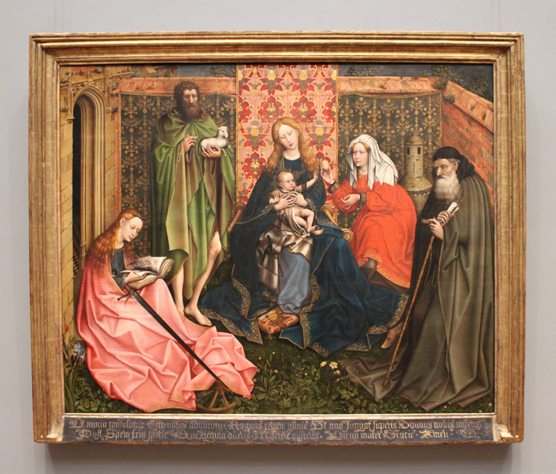 Madonna and Child with Saints in the Enclosed Garden